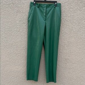 Babaton Emerald Leather Trousers by Aritzia